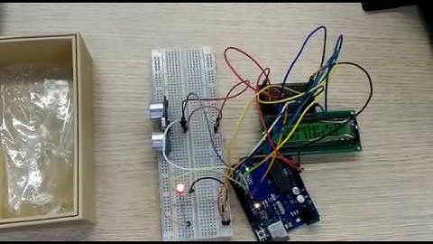 Mini projeto Arduino - Sensor Ultrassonico HC - SR04 com Display LCD 16x2