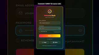 Craft a Rainbow Animated Login Form with HTMLCSS!