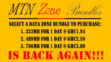 MTN zone bundles is back Again|| How to get bundles at a cheaper cost 2023