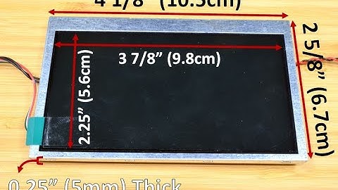 Basic Video Player (4.3") Demo