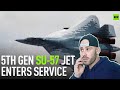 REACTION to  Su57 is here  Russian 5th gen jet enters service