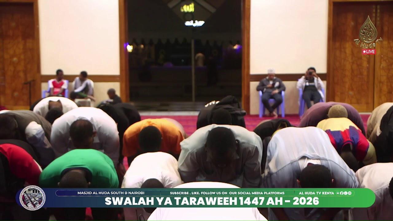 SWALA YA TARAWEEH 1447 AH  - 2026 || DAY 14 || MASJID AL HUDA , SOUTH B