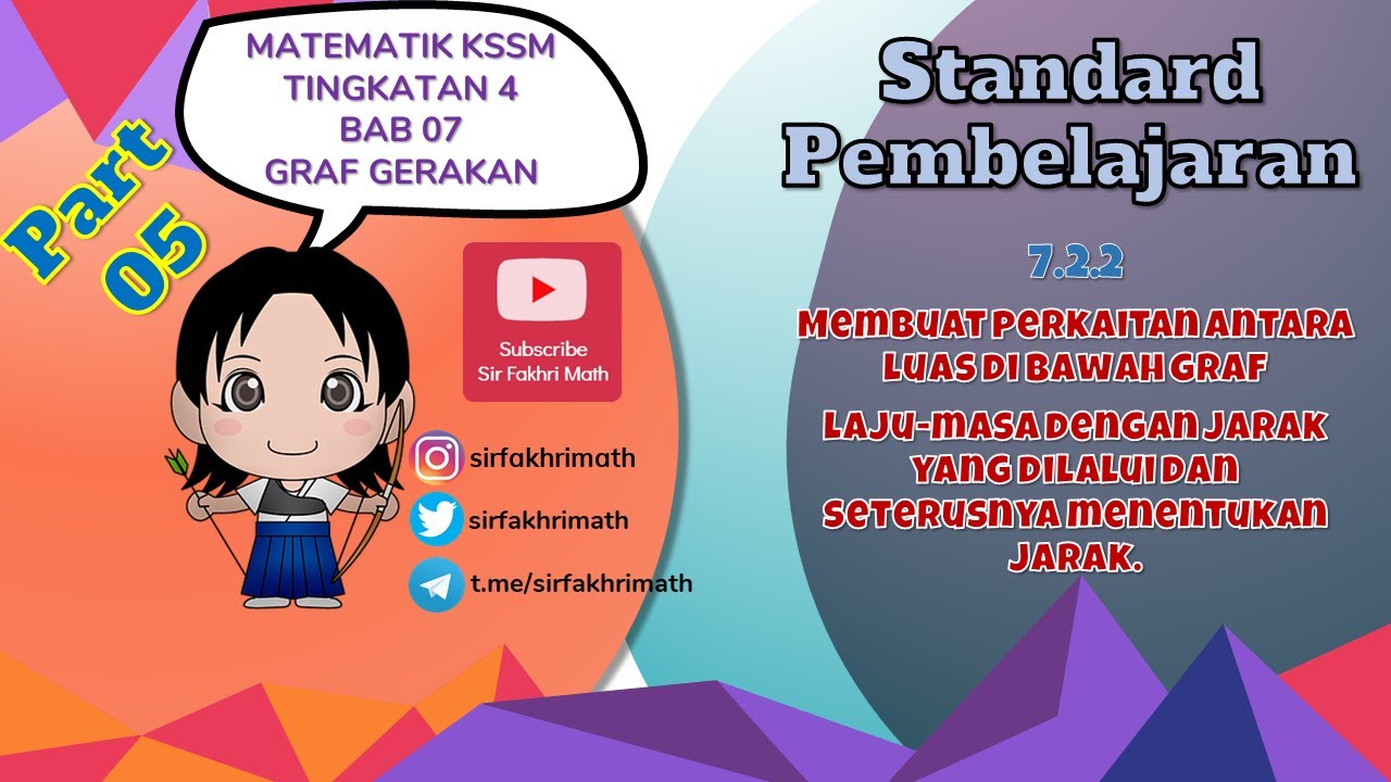[PART 5] Matematik Tingkatan 4 BAB 7 KSSM  Graf Gerakan  Perkaitan