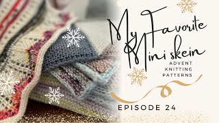 Favorite Mini Skein Advent Patterns & Favorite Vlogmas Creators #knitting #vlogmas