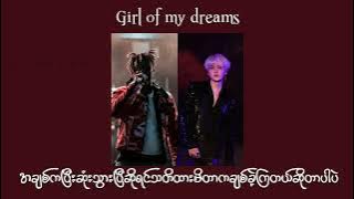 Juice WRLD ft. SUGA of BTS- Girl of my Dreams //Myanmar Subtitle #mmsub