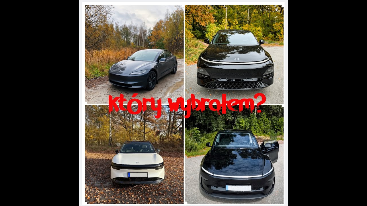 Który kupiłem? - Tesla Model Y vs Xpeng G6 vs Zeekr 7x vs Tesla Model 3