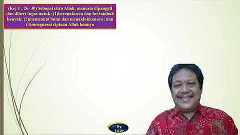 Apa yg dimaksud manusia sebagai citra Allah?