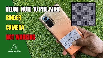Redmi Note 10 pro/Max camera problem & Solution | front & Dual video camera not working