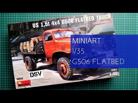 Video: MiniArt 38056 US 1,5t 4x4 G506 nákladní vůz s rovnou ložnou plochou (1/35)