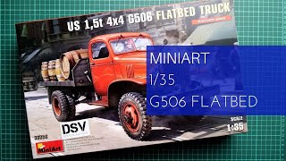 Miniart 1/35 US 1.5t 4x4 G506 Flatbed Truck (38056) Kit Review