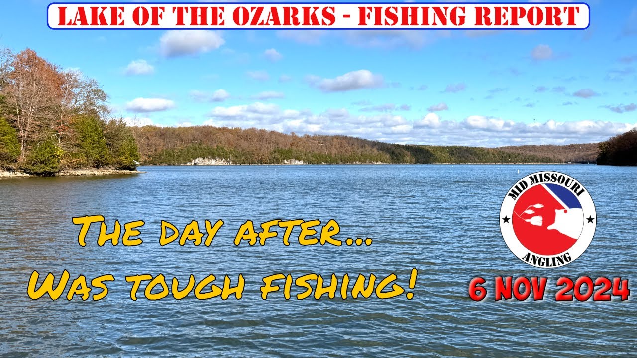 Lake of the Ozarks Bass Fishing – 6 Nov 2024 | Fishing report