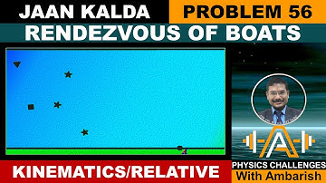 KINEMATICS| JAAN KALDA 56| RENDEZVOUS OF BOATS| DROPPING LITTER| [JEE ADVANCED] [OLYMPIADS]