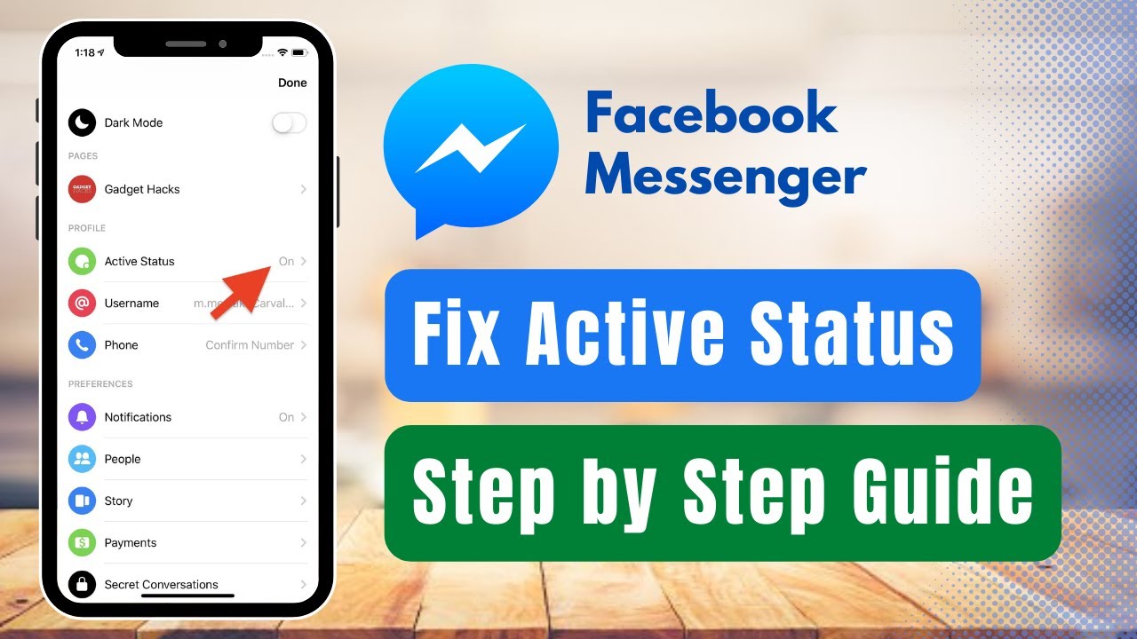 Facebook. Active How to Fix Active Status on Facebook Messenger ! - YouTube