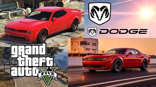 GTA V Cars In Real Life | Dodge Cars