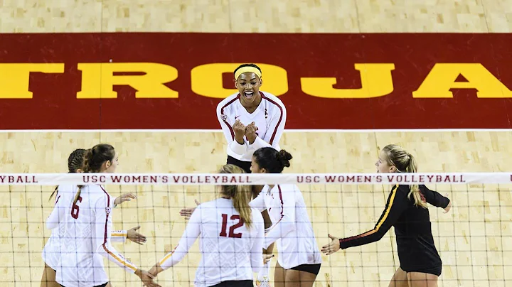 Highlights: USC women's volleyball defeats UCLA in five sets