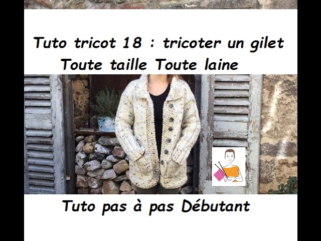 youtube tricot gilet facile