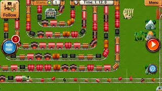 Rail Maze 2 Long Train Gameplay - Train Puzzle Game - Android Gameplay #2254 screenshot 4