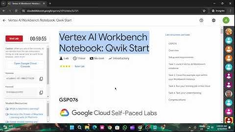 Vertex AI Workbench Notebook: Qwik Start | Arcade 2024 #GSP076#arcade#goolgecloud#solution#cloud