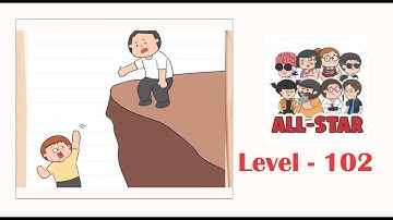 Brain test all star level 102 Save him!