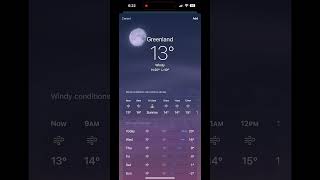 Windy Clear Sunrise With Moon With Frost Ios 17