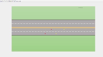 Lane Changing Simulation using VANET Toolbox in MATLAB