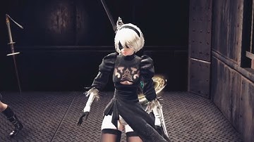 NieR: Automata - Playthrough #13 - Revisiting the Amusement Park and Back to the Machine Village