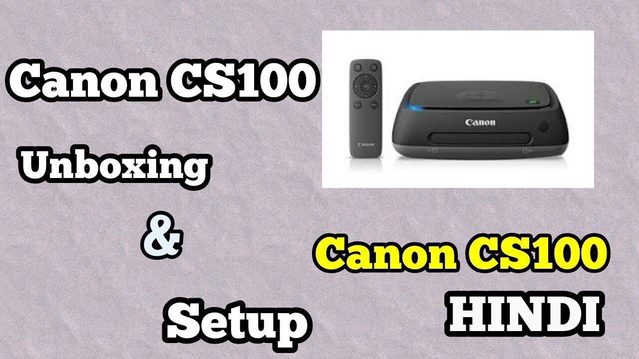 Canon Connect Station CS100 - YouTube