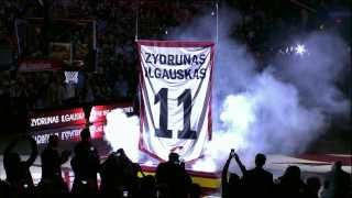 Zydrunas Ilgauskas' Jersey Retired by the Cavaliers