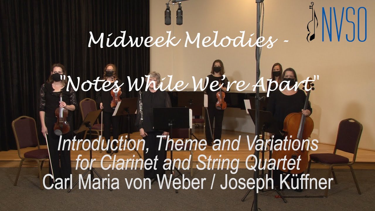 Ver Weber/Kuffner Introduction, Theme and Variations for Clarinet and String Quartet en YouTube