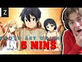 Non anime fan reacts to sword art online in 5 minutes
