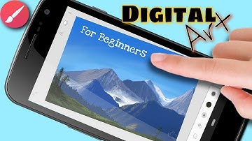 Infinite Painter Tutorial | Digital Art Step by Step For Beginners | On Android phone With Finger