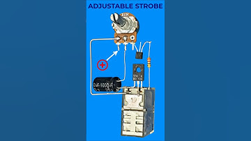 DIY Adjustable Strobe Light | DPDT Relay Circuit with BD139 & BC547