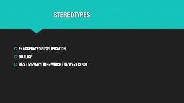 The West and The Rest..