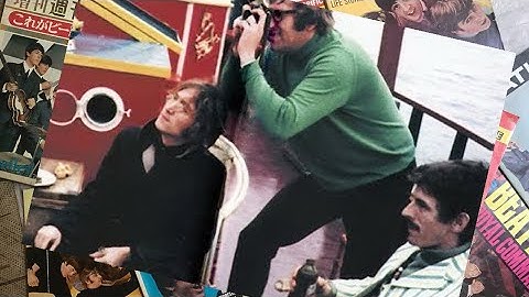 ♫ John Lennon and Paul McCartney on boat cruising the New York Harbor, 1968