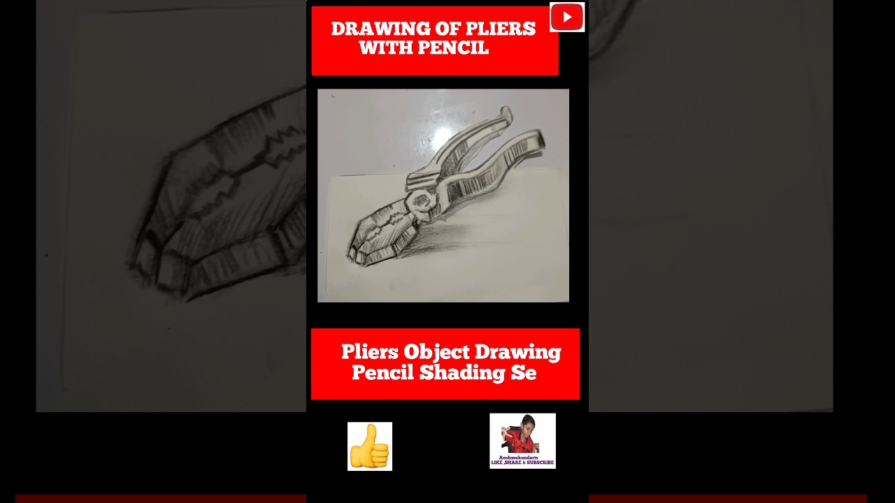 Pliers Object How To Draw|Pliers  Draw Kare 