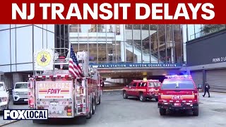 NJ Transit delays reach 60 minutes at NY Penn Station due to wire issues