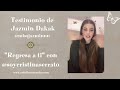 Testimonio Regresa a ti de Jazmín Dakak