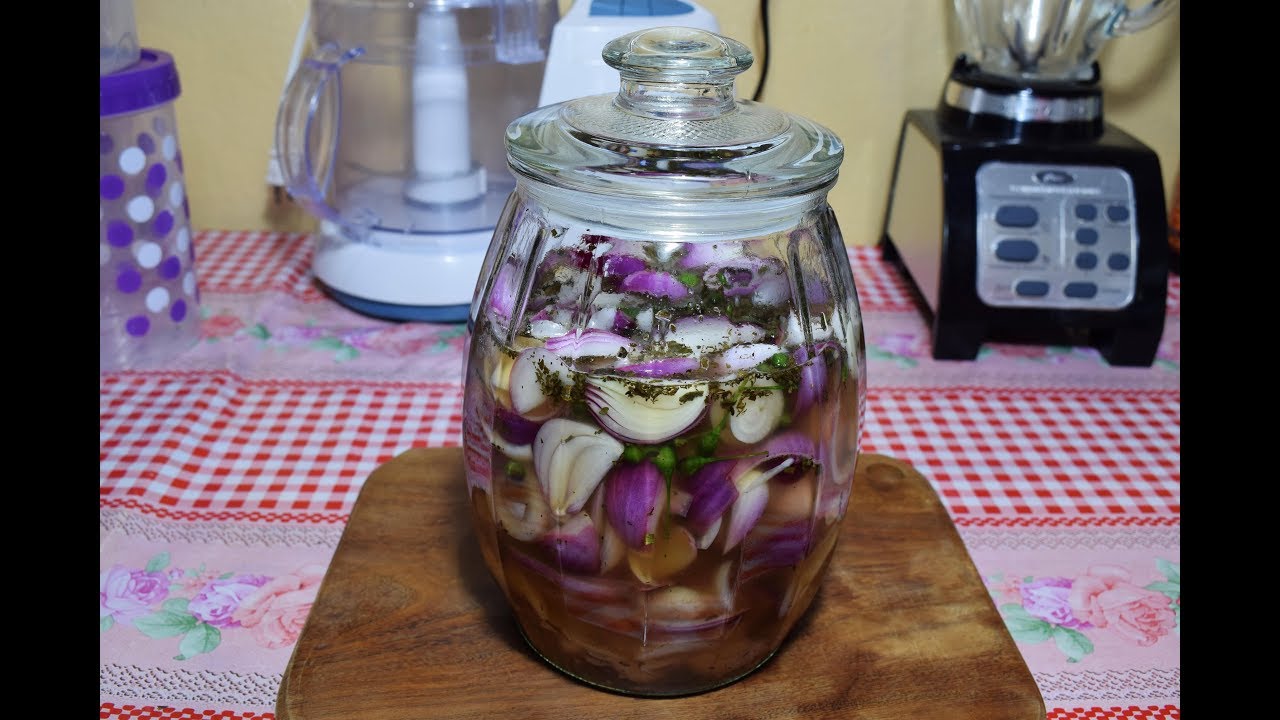 Como Hacer Cebolla Curtida con Chile Chiltepe YouTube