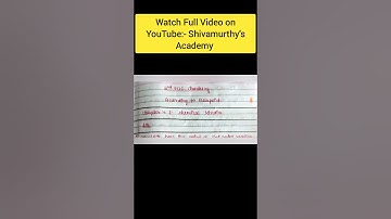 2nd PUC Chemistry Fixed Question and Answer#Shorts#Shivamurthysacademy#2ndpuc#2023