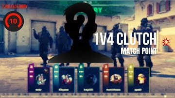 "1v4 CLUTCH vs Faceit Level 10s on Dust2 – Pure Focus."