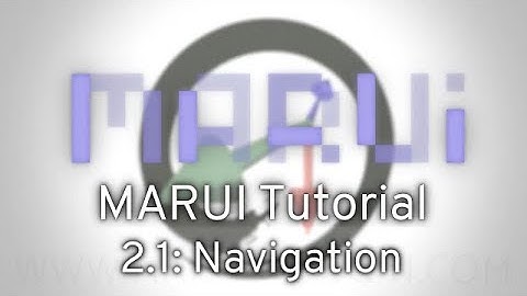 MARUI Tutorial 2.1 : Navigating your Maya Scene in VR