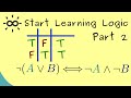 Start Learning Logic - Part 2 - Disjunction, Tautology and Logical Equivalence