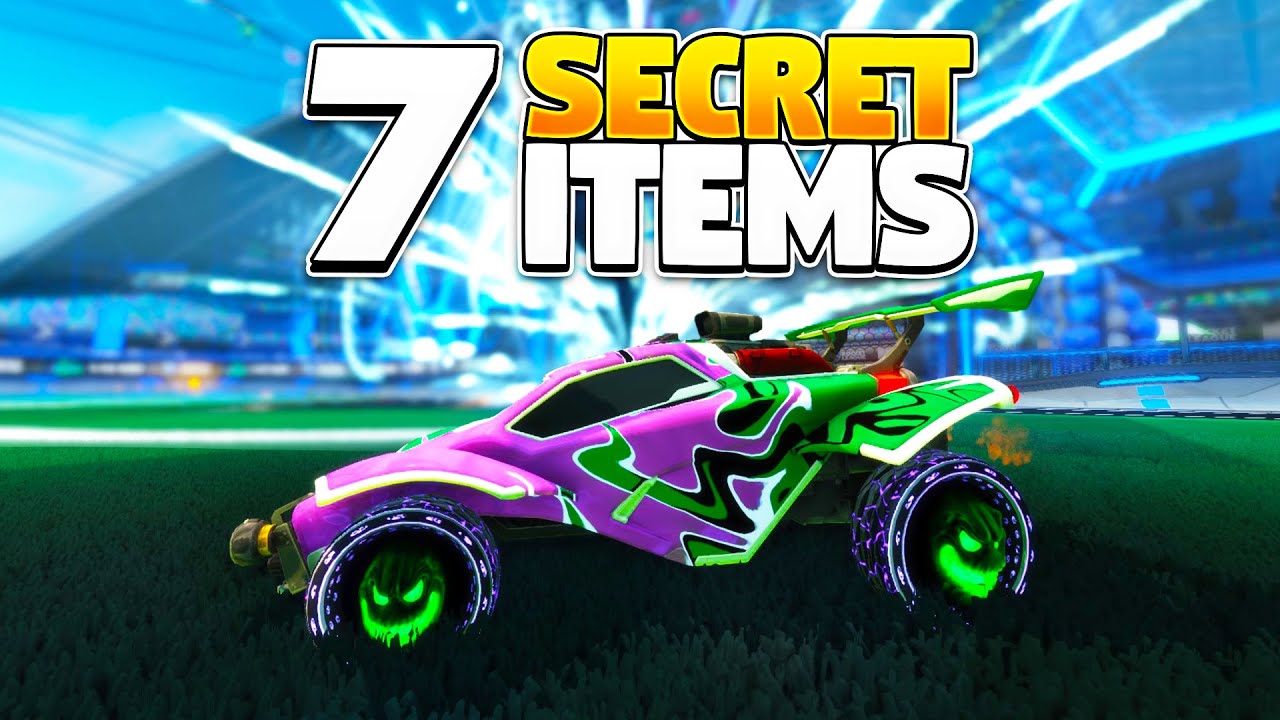 7 NEW SECRET HALLOWEEN ITEMS On Rocket League!