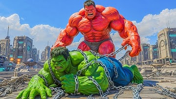 HULK vs RED HULK EPIC BATTLE! However, THOR