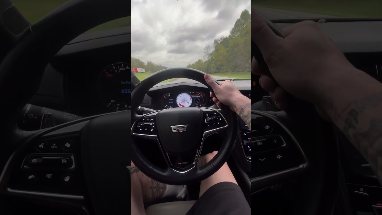 CADILLAC CTS V CRAZY PULL INSANE SUPERCHARGER WHINE