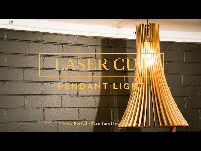 Laser Cut Twisted Lampshade 01 