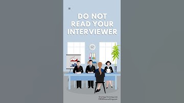 Do Not Read Your Interviewer #shorts