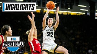 Nebraska at Iowa | Extended Highlights | Big Ten Women's Basketball | Jan. 28, 2023