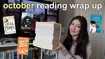 october reading wrap up 📚 | all the books i read in cctober 2025