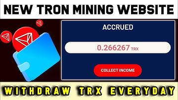 Trx Mining | Free TRON Mining | New USDT Mining Website 2023!